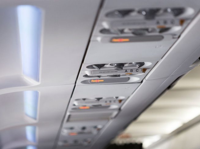 custom aircraft interior placard